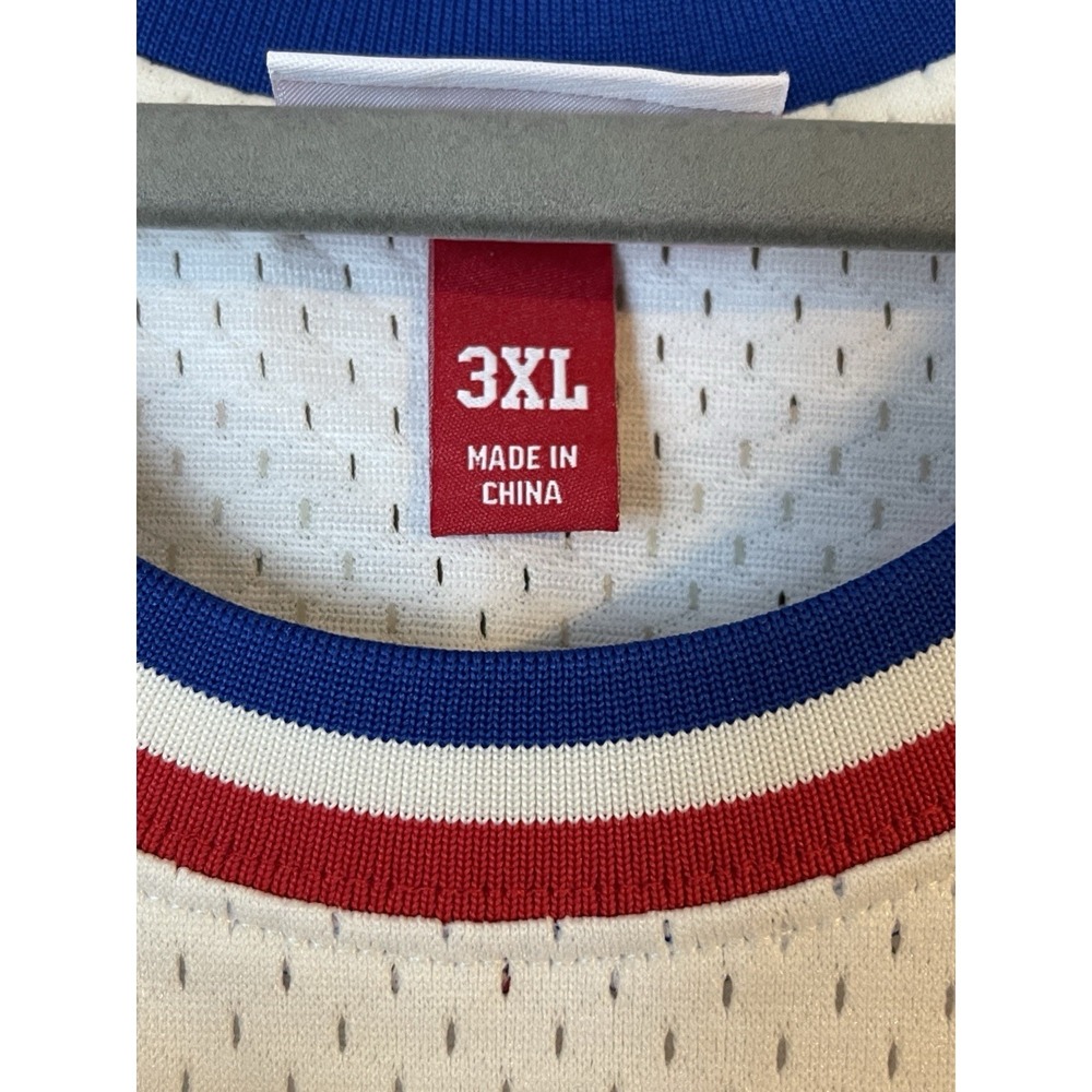 Men's 3XL NWOT Brooklyn Nets Badmon #47 Joey Bada$$ Mitchell & Ness Jersey Remix - Picture 7 of 11
